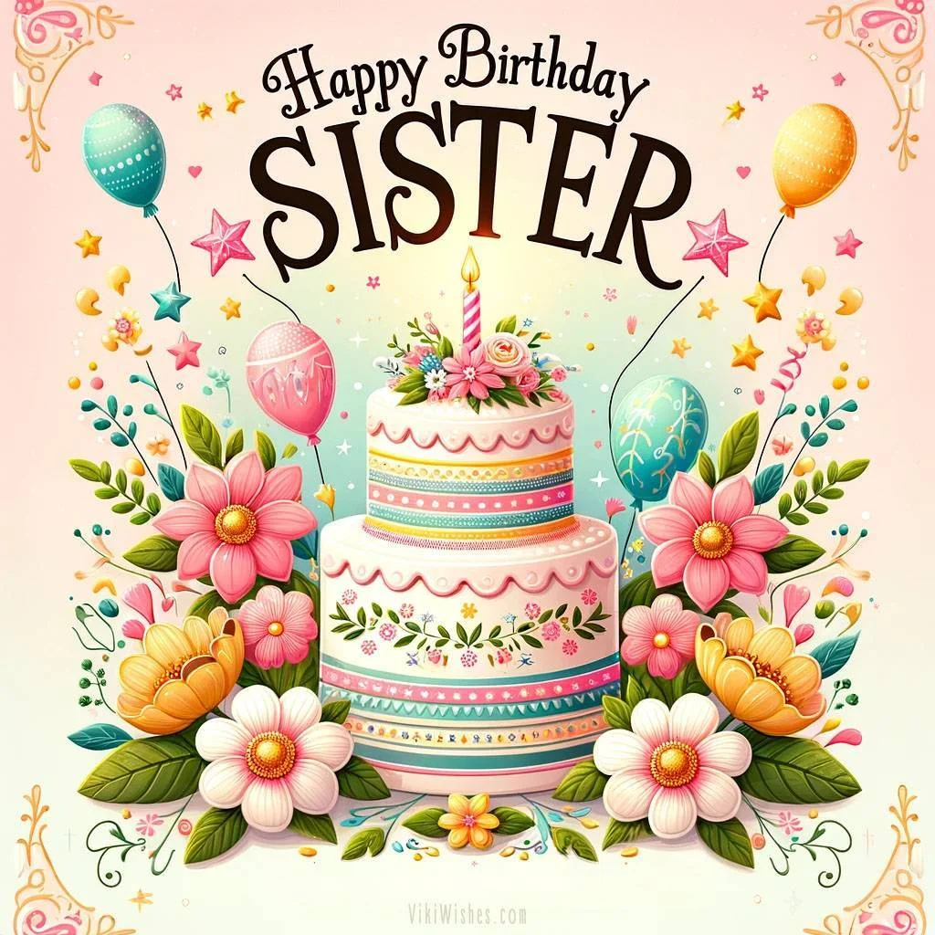 Happy Birthday Sister Wishes